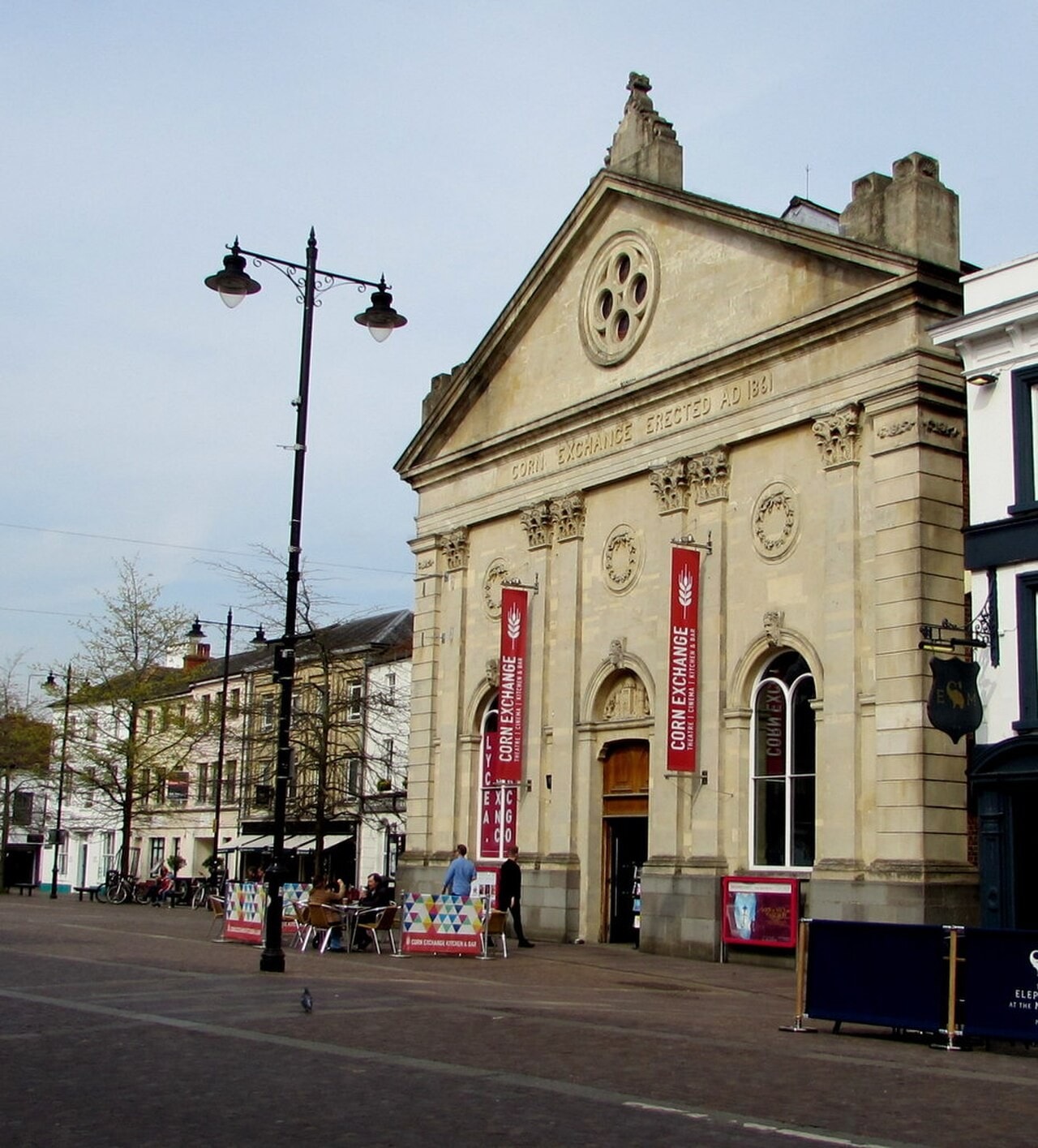 The Corn Exchange theatre and cinema on Market Place in Newbury
